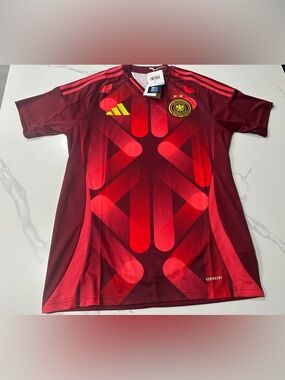 Deutscher Fussball-Bund German Men’s Adidas Jersey (Small) Retails for $100